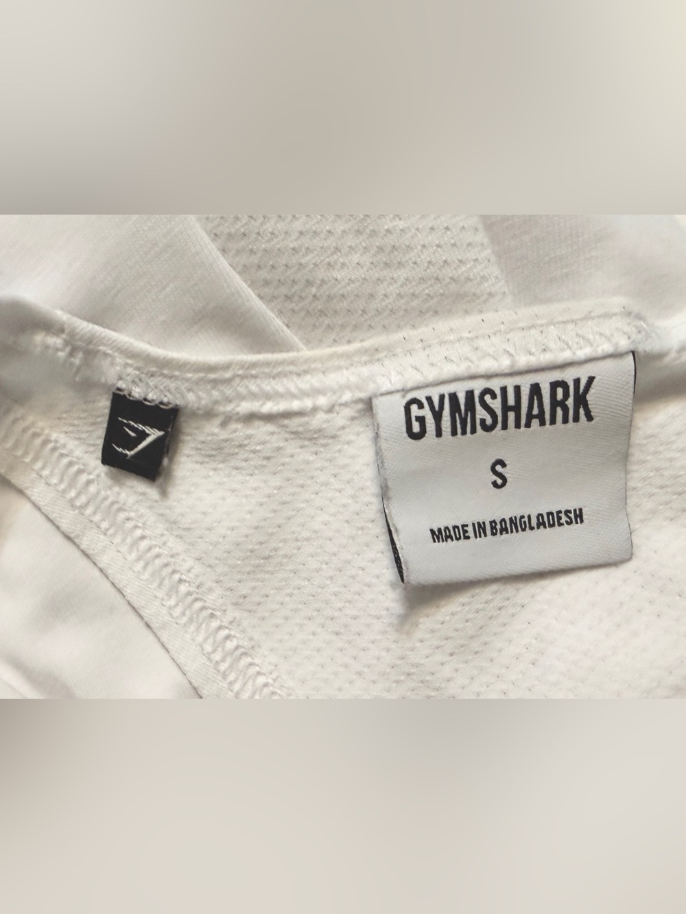 Gymshark White Racerback Athletic Mesh Tank size Small - Picture 3 of 10
